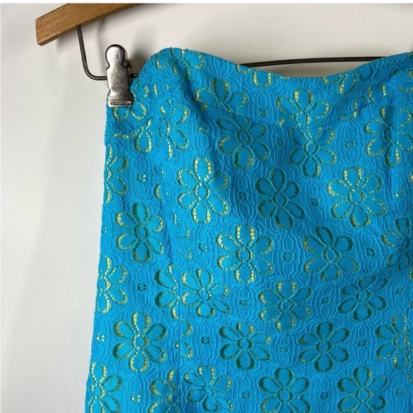 Lilly Pulitzer Turquoise lace me up dress - Picture 2 of 9